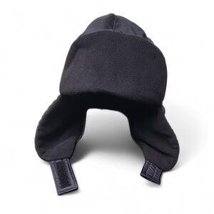 Fleece Lined Hat Winter Ready Insulating Durable Warm Black One Size Fits All